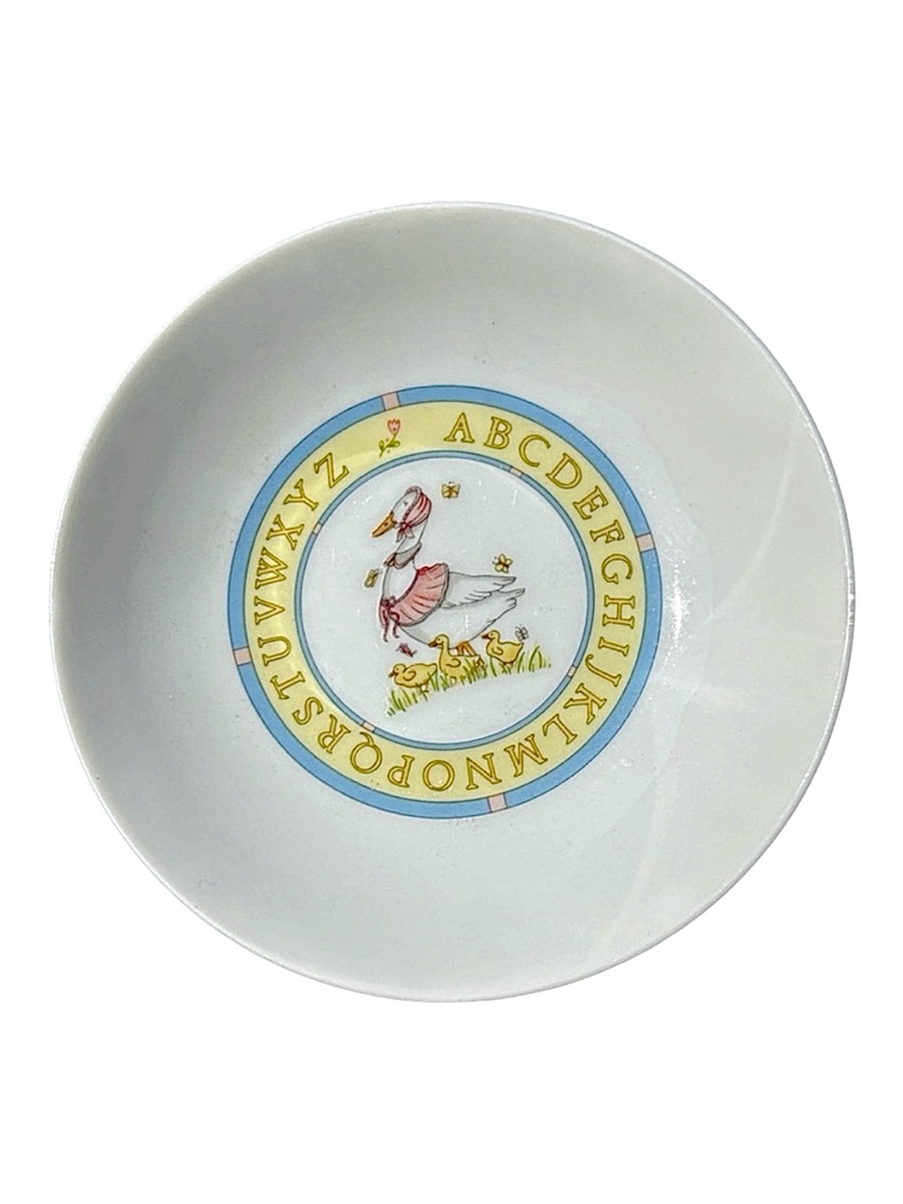 Once Upon A Time Children’s Alphabet Mother Goose Ceramic Bowl